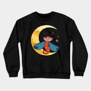 Chinese Moon Moth Crewneck Sweatshirt